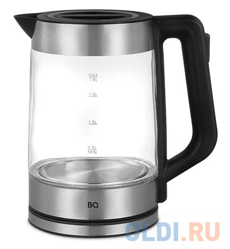 

Чайник KT1840G BLACK-STEEL BQ, Черный/серебристый