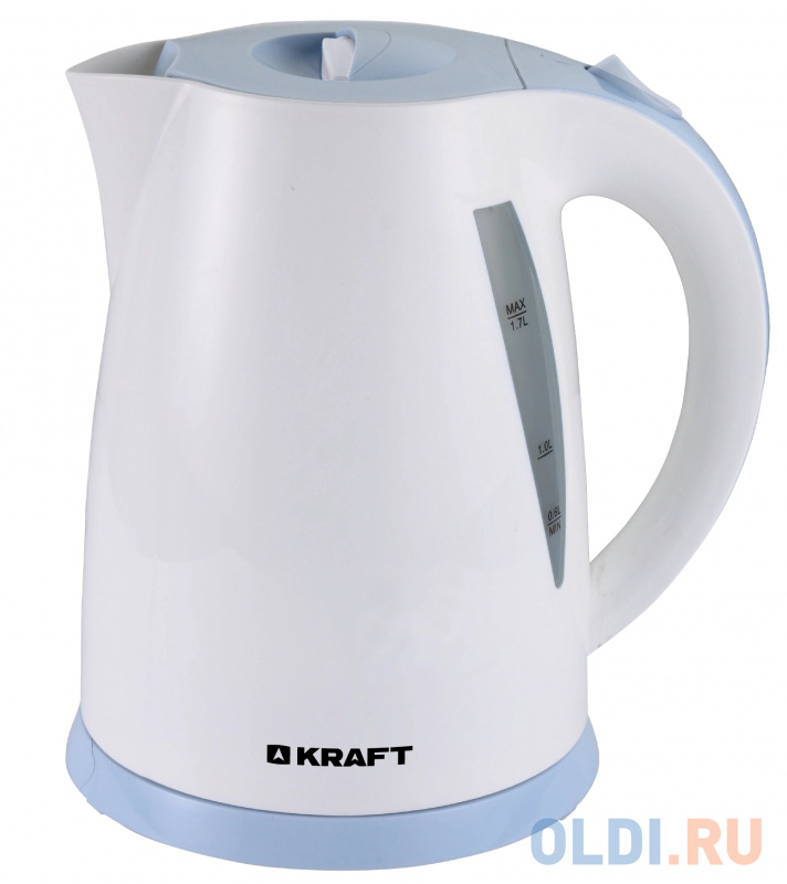

Чайник электрический Kraft KF-KP1728W 2200 Вт белый 1.7 л пластик