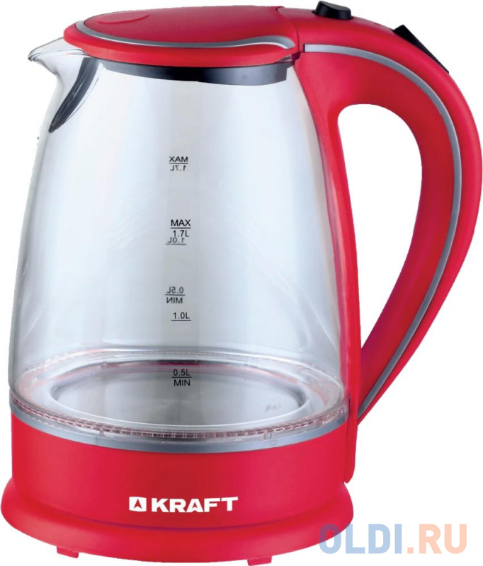 

KRAFT KF-KG1702RE Чайник, Красный