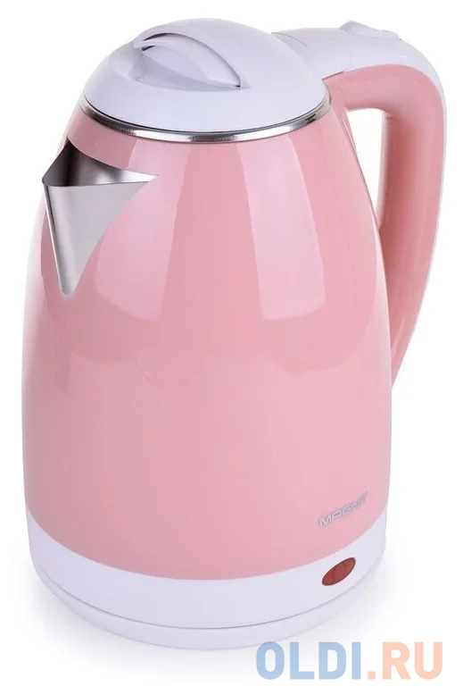 Чайник электрический Magnit RMK-3205 2200 Вт розовый 2 л металл/пластик