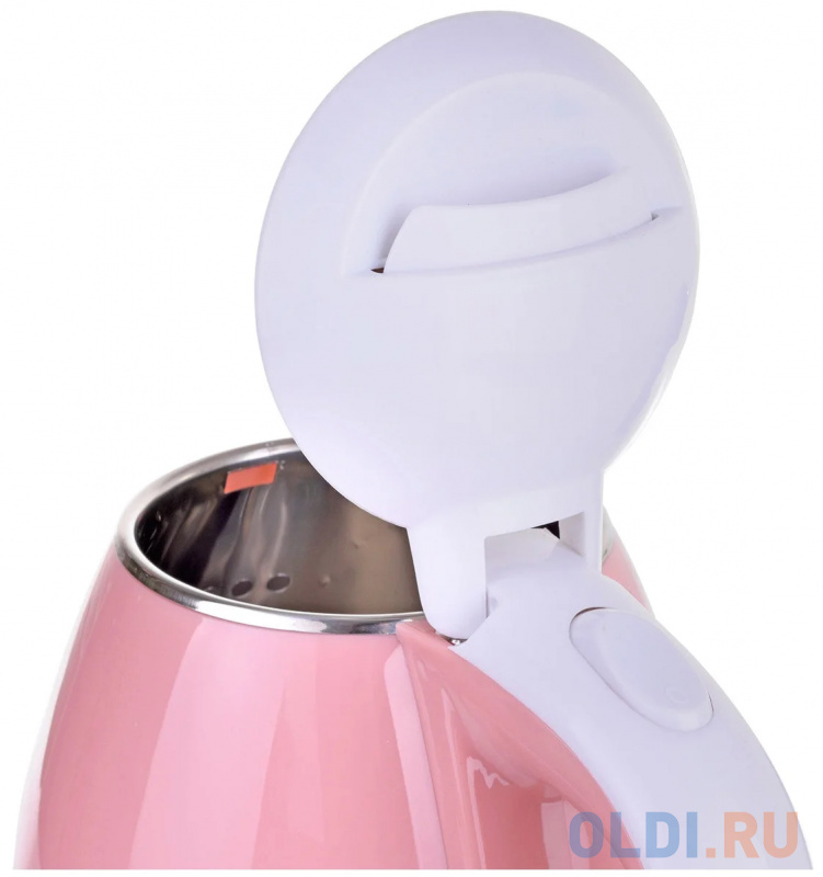 Чайник электрический Magnit RMK-3205 2200 Вт розовый 2 л металл/пластик фото