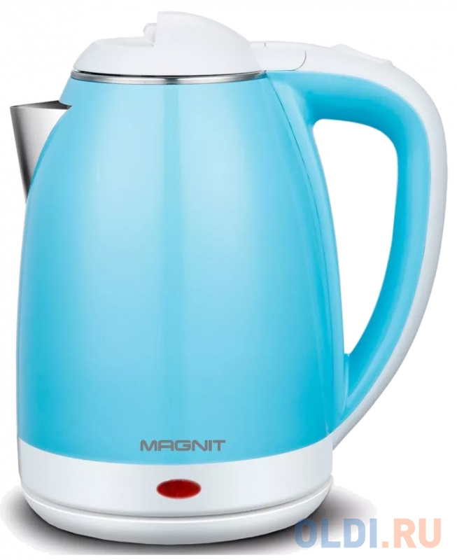 

Чайник электрический Magnit RMK-3206 2200 Вт голубой 2 л металл/пластик