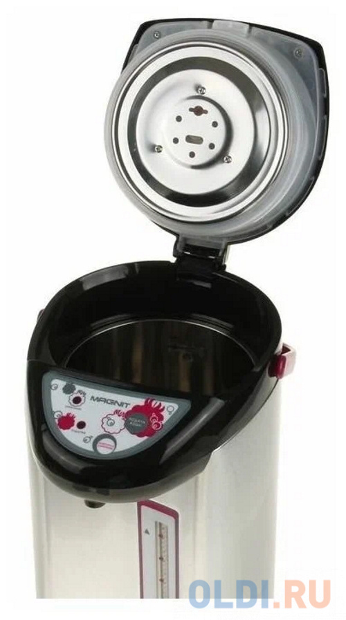 Термопот Magnit RTP-033 800 Вт серебристый чёрный 4 л металл/пластик, цвет серебристый/черный, размер н/д - фото 3