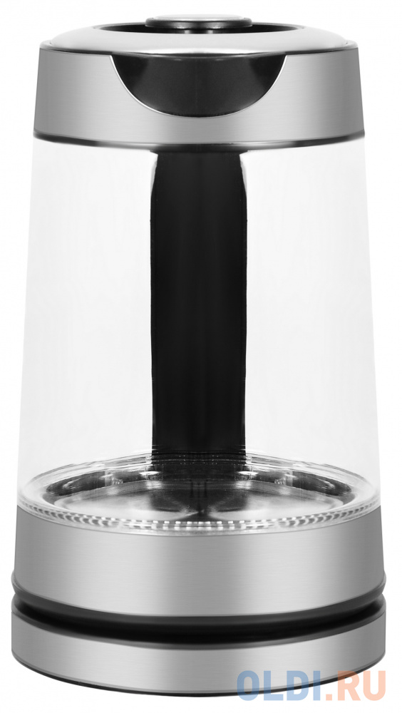 Чайник электрический StarWind SKG3081 1700 Вт чёрный серебристый 1.7 л стекло фото