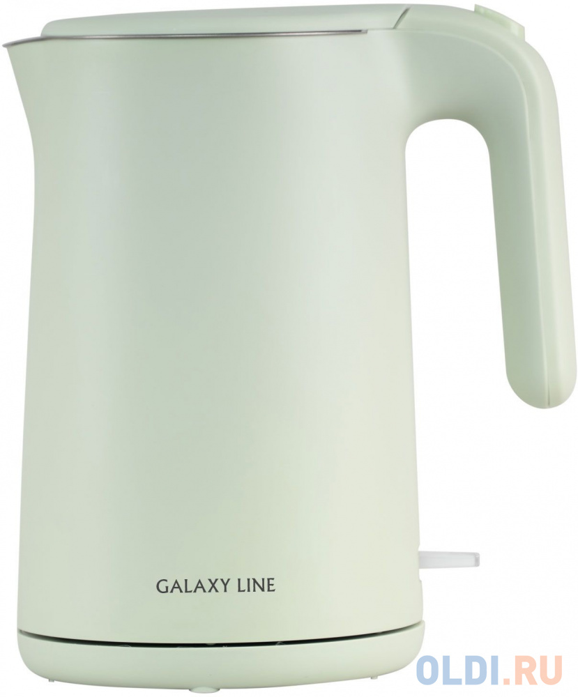 Чайник электрический GALAXY GL 0327 1800 Вт мятный 1.5 л металл/пластик чайник электрический galaxy gl0318 зеленый