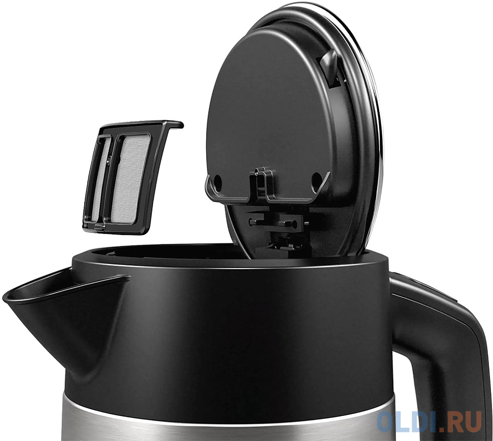 Чайник электрический Bosch TWK4P440 2400 Вт нержавеющея сталь 1.7 л нержавеющая сталь фото