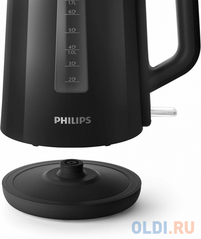 Чайник электрический Philips HD9318/20 2200 Вт чёрный 1.7 л пластик фото