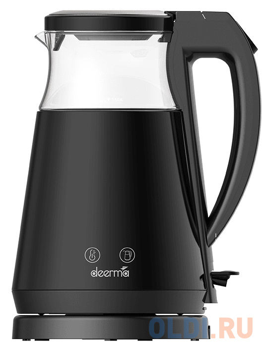 Чайник электрический Xiaomi Electric Kettle DEM-SH90W 1700 Вт чёрный 1.7 л пластик/стекло