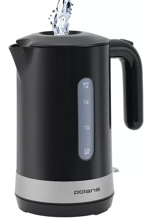 Чайник электрический Polaris PWK 1803C 2200 Вт чёрный 1.8 л пластик