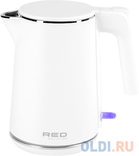 

Чайник электрический Red Solution RK-M1571 1850 Вт белый 1 л металл/пластик