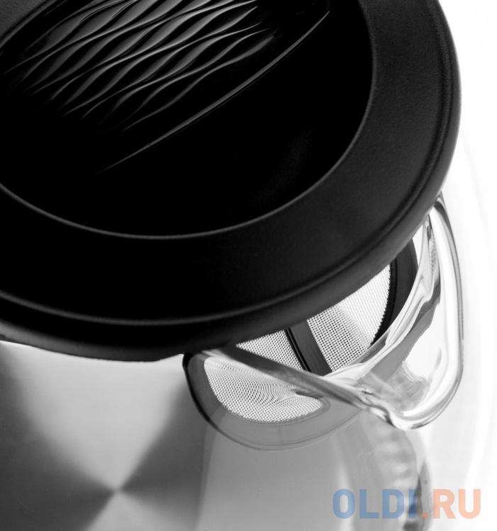 Чайник электрический Brayer BR1026 2200 Вт чёрный 1.8 л пластик/стекло, цвет черный, размер 21х18х24 см - фото 5