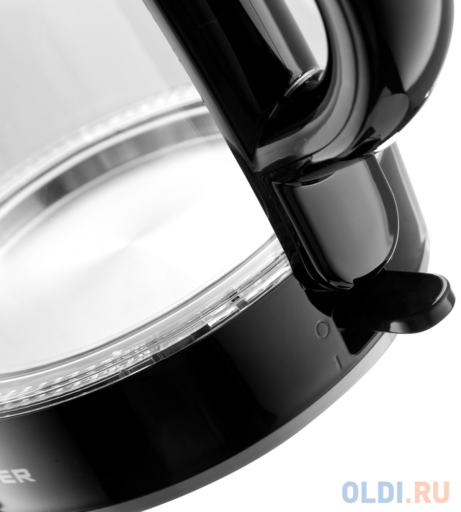 Чайник электрический Brayer BR1030 2200 Вт чёрный 1.7 л пластик/стекло, цвет черный, размер 22,3х18,5х24,5 см - фото 6