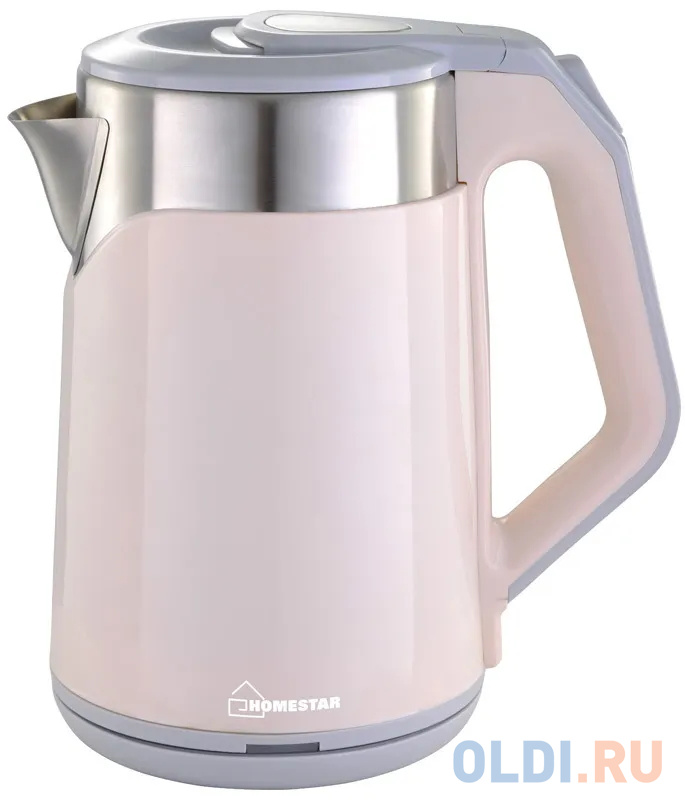

Чайник электрический Homestar HS-1019 1500 Вт розовый 1.8 л металл/пластик