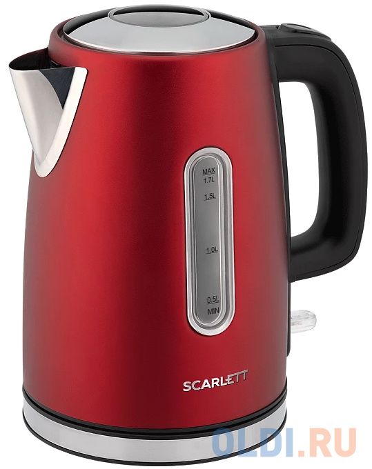 Чайник электрический Scarlett SC-EK21S83 2200 Вт красный 1.7 л металл Вид№3