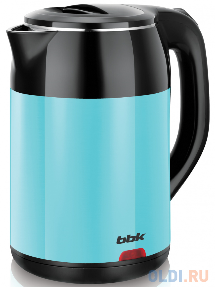 Чайник электрический BBK EK1709P 2000 Вт чёрный бирюзовый 1.7 л металл/пластик чайник электрический galaxy gl0330 2000 вт салатовый 1 7 л металл пластик