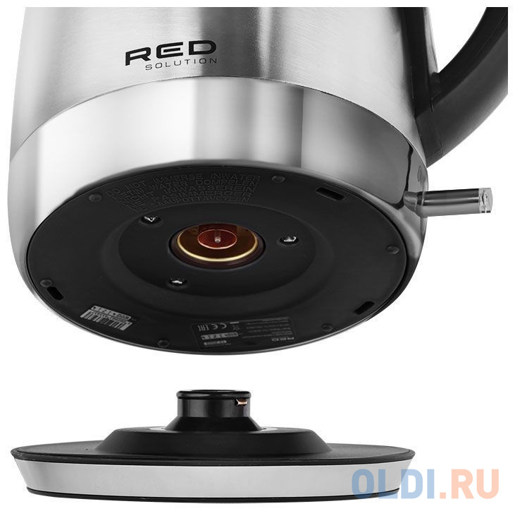 Чайник электрический Red Solution RK-M1721 1.7л. 2200Вт серебристый (корпус: нержавеющая сталь) Вид№8