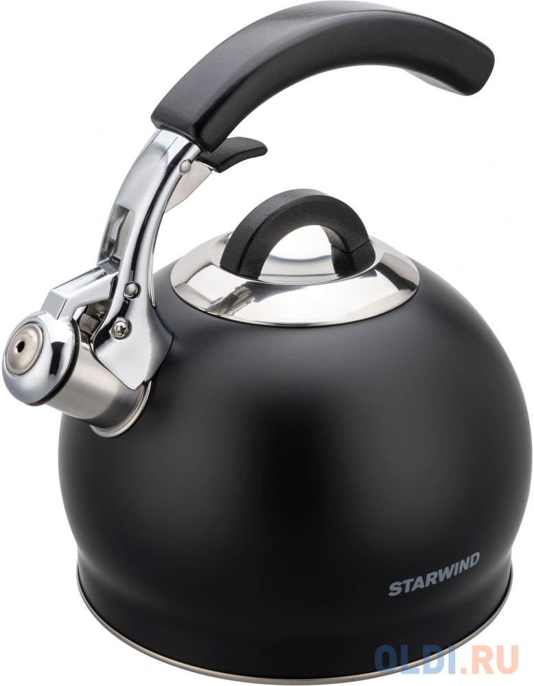 Чайник металлический Starwind Chef Concept 3л. черный (SW-CH1510) - фото 1