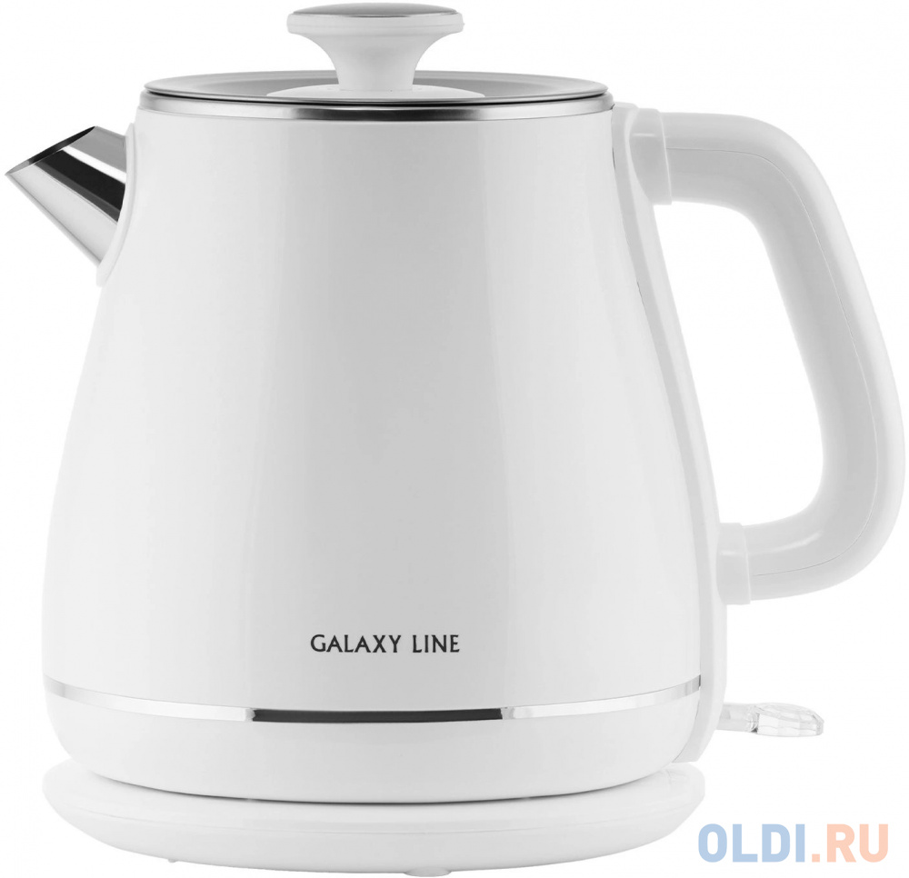 Чайник электрический Galaxy Line GL 0331 1.8л. 2200Вт белый корпус: пластик (ГЛ0331ЛБЕЛ)