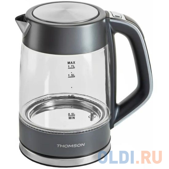 Чайник GLASS K20ES-2002 1.7L GRAY THOMSON