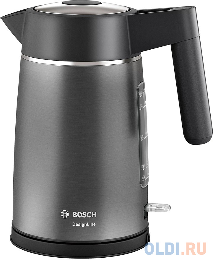 Чайник BOSCH/ Цвет: графитовый, 2400 Ватт, скрытый нагр.элемент, 1.7 л