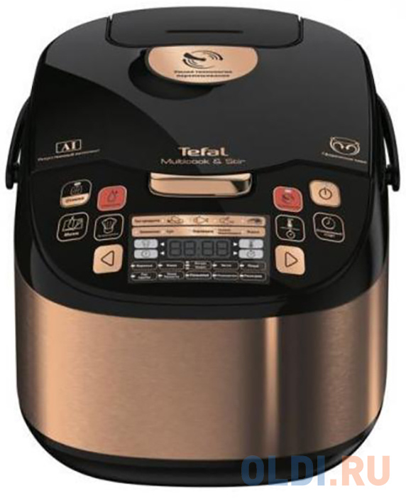 

Мультиварка Tefal RK901F32 5л 750Вт бронзовый/черный