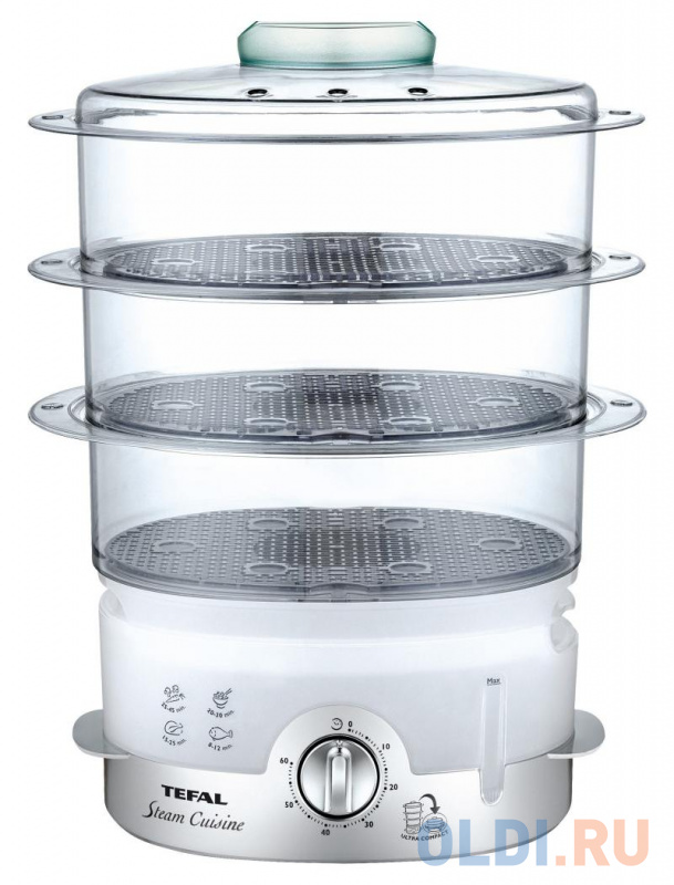 Пароварка Tefal VC100630 900 Вт 9 л белый