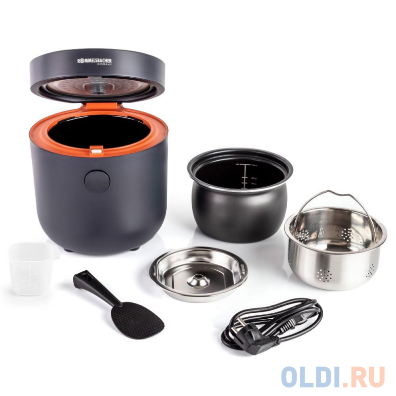 Рисоварка Rommelsbacher MRK 500 500 Вт 2 л черный Рисоварка Rommelsbacher MRK 500 500 Вт 2 л черный фото