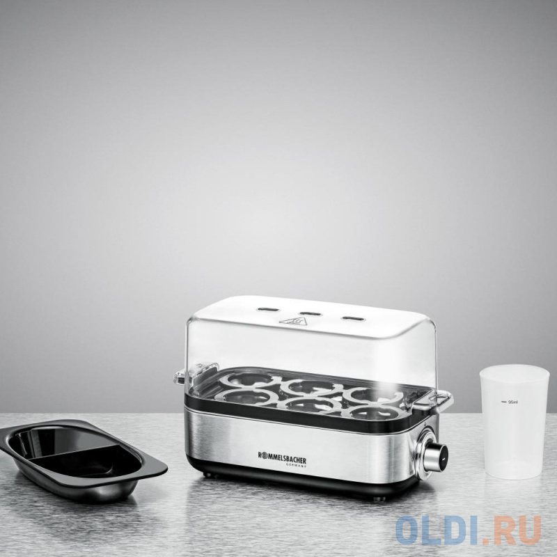Яйцеварка Rommelsbacher ER 600 400 Вт серебристый Яйцеварка Rommelsbacher ER 600 400 Вт серебристый фото