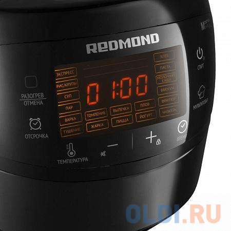 Мультиварка Redmond RMC-M902 860 Вт 5 л черный, размер 288 ? 245 ? 385 мм. - фото 3