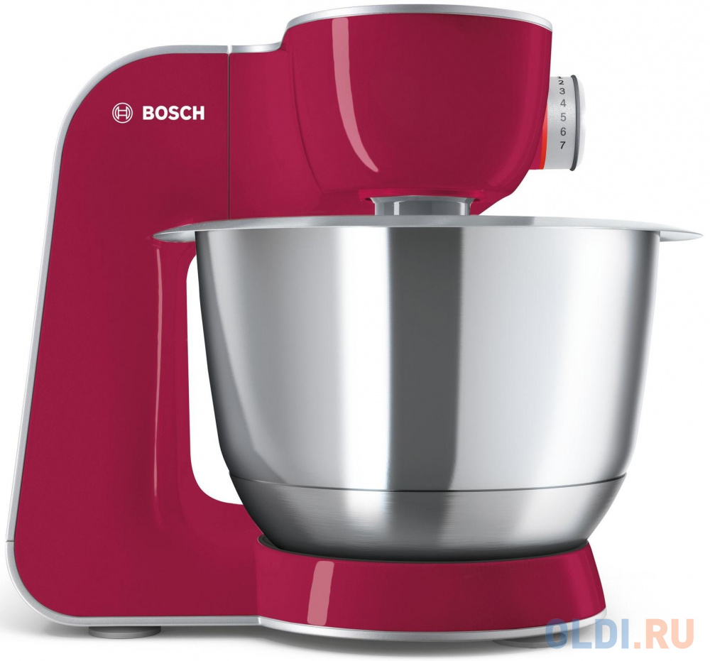 Кухонный комбайн Bosch MUM58420 серебристо-розовый кухонный комбайн bosch mum4426