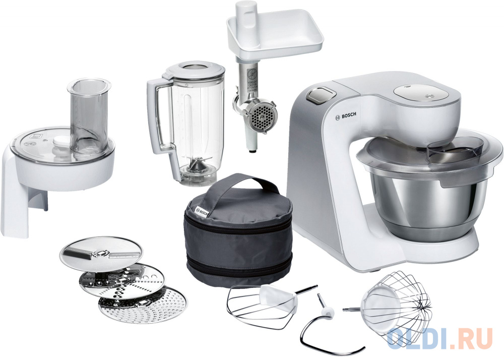 

Кухонный комбайн Bosch MUM58252RU 1000Вт белый/серебристый