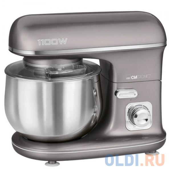 Кухонный комбайн Clatronic KM 3712 серебристый кухонный комбайн profi cook pc km 1189