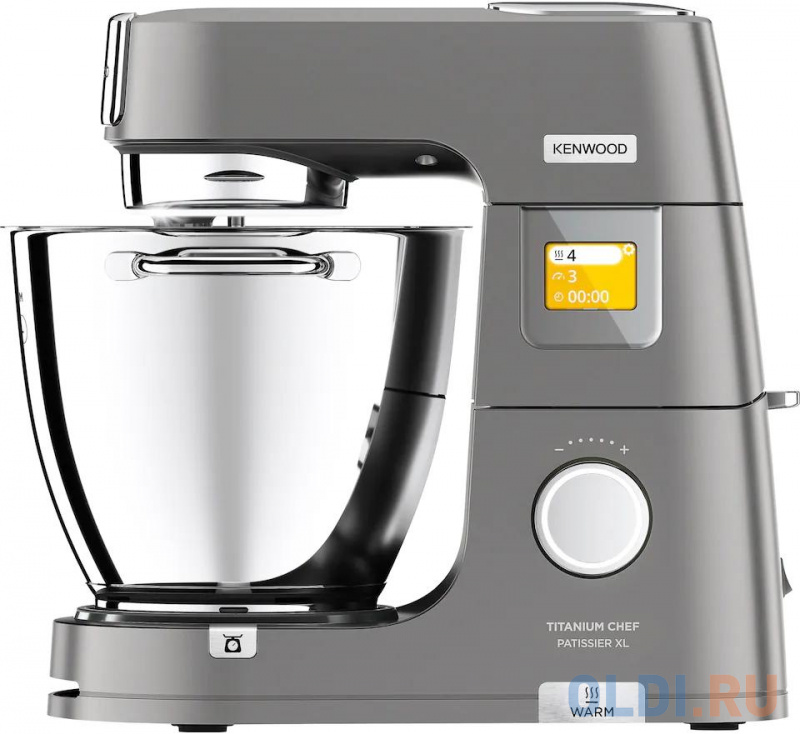 Кухонная машина Kenwood Titanium Chef Patissier XL Серый, размер 39.5х38.5х20 см. Вес 12,28 кг.