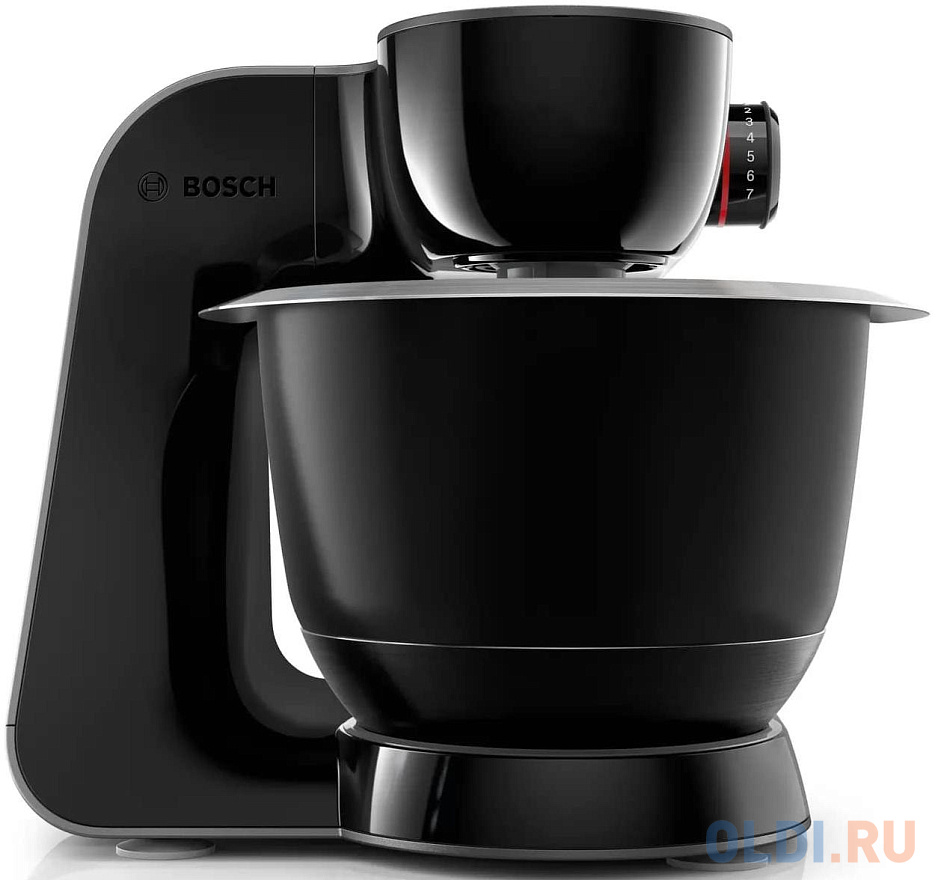 Кухонный комбайн Bosch MUM59N26CB черный, размер 282х280х271 мм