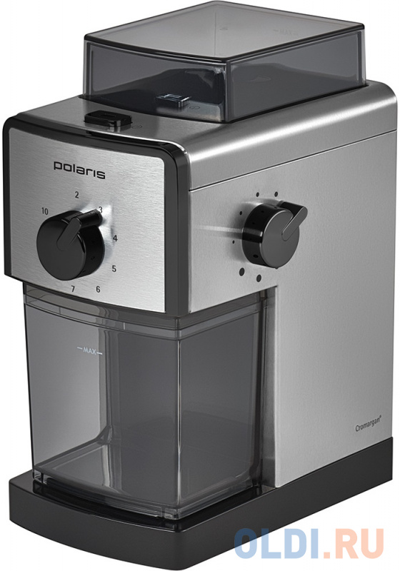 

Кофемолка Polaris PCG1620 200 Вт серебристый