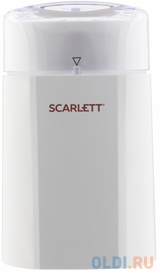 Кофемолка Scarlett SC-CG44506 160Вт сист.помол.:ротац.нож вместим.:60гр белый фото
