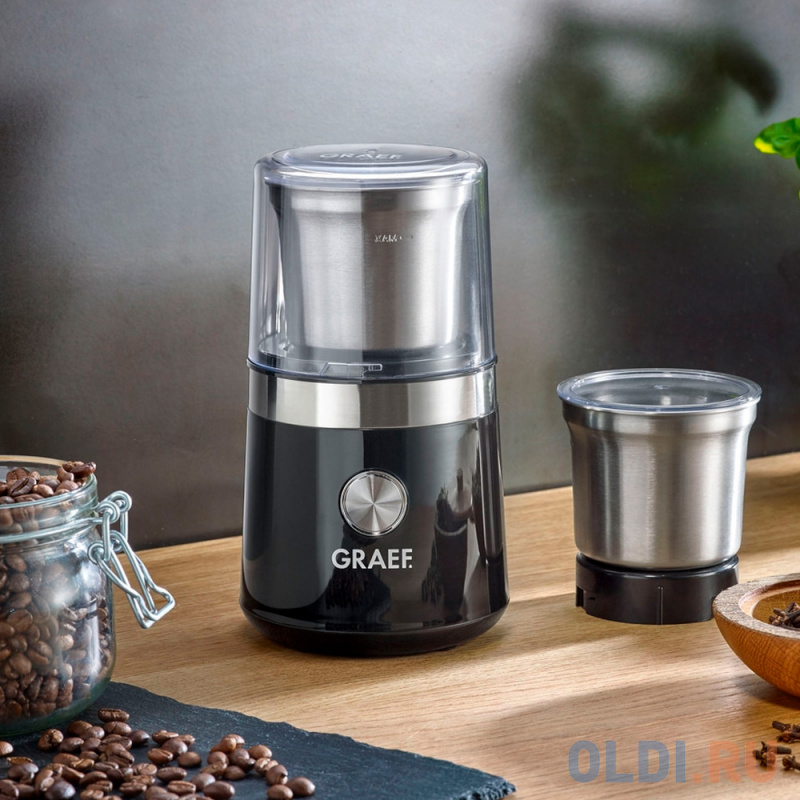 Кофемолка Graef CM 102 200 Вт черный фото