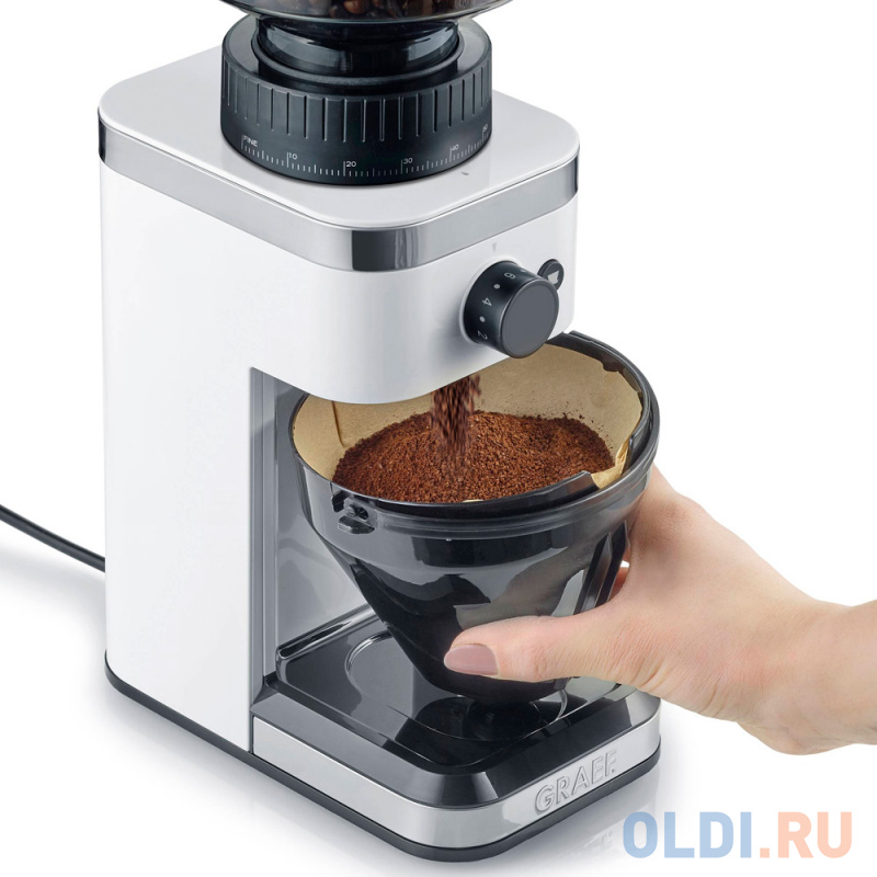 Кофемолка Graef CM 501 130 Вт белый фото