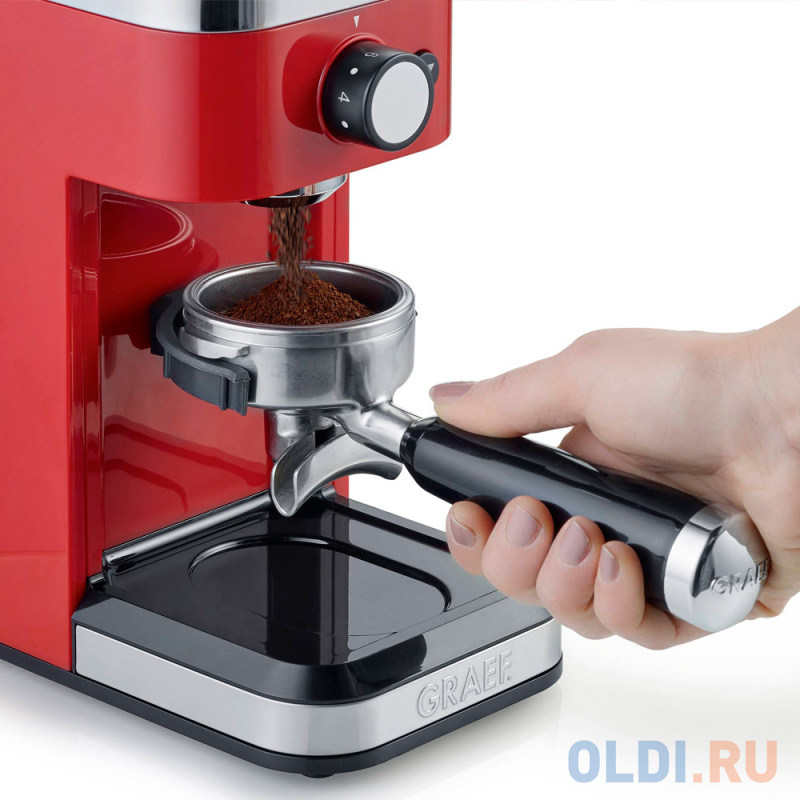 Кофемолка Graef CM 503 130 Вт красный фото
