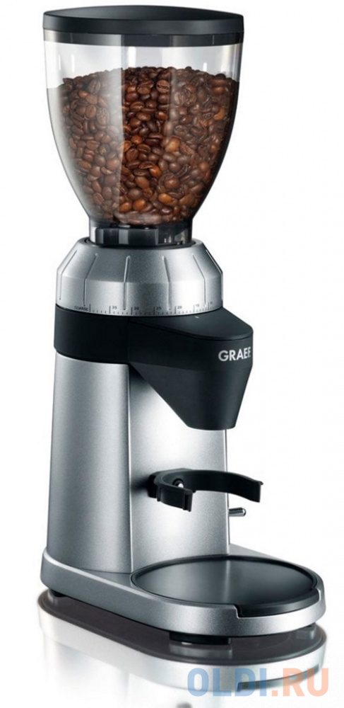 Кофемолка Graef CM 800 128 Вт серебристый кофемолка delonghi kg210 170вт сист помол ротац нож вместим 90гр