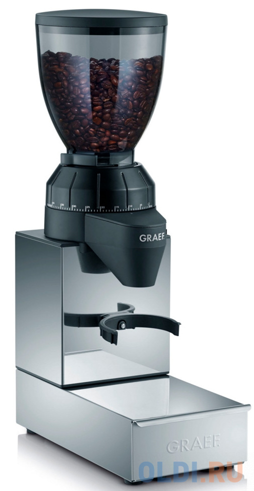 Кофемолка Graef CM 850 128 Вт серебристый кофемолка delonghi kg210 170вт сист помол ротац нож вместим 90гр