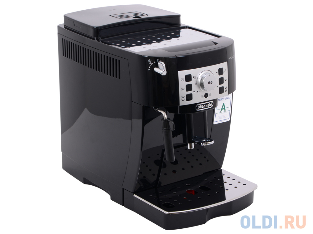 Кофемашина DeLonghi ECAM 22.110.B мощность 1450Вт, объем 1,8л, давление 15 бар, встроенная кофемолка, диспенсер, капучинатор, черный