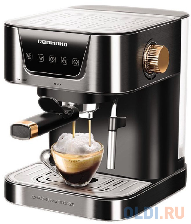 

Кофеварка Redmond RCM-CBM1514 1050 Вт серебристый