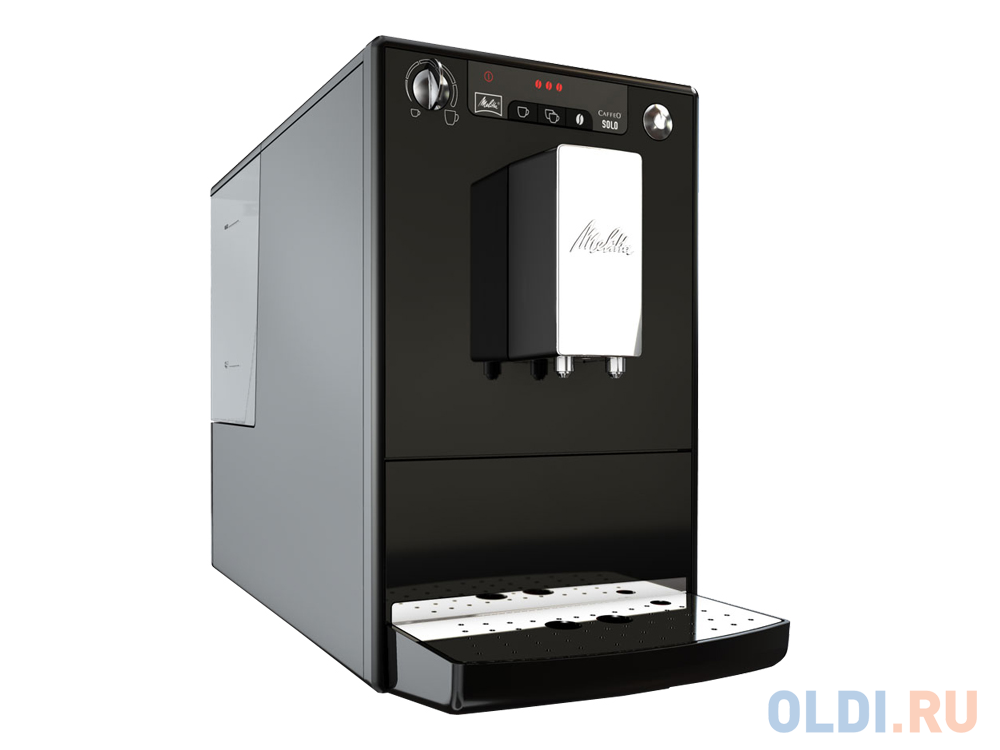 

Кофемашина Melitta Е 950-101 1400Вт 1.2л черный/серебристый
