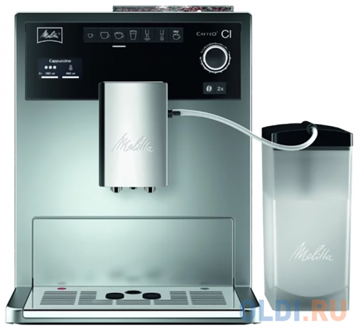 

Кофемашина Melitta Caffeo CI 1450Вт серебристый