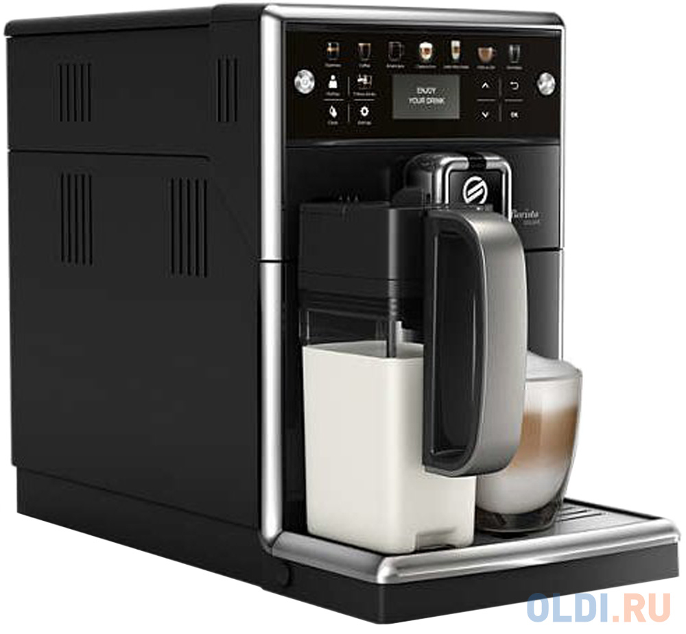 Кофемашина Philips Saeco PicoBaristo Deluxe SM5570/10 1850 Вт черный —  купить по лучшей цене в интернет-магазине OLDI в Москве — характеристики,  фото