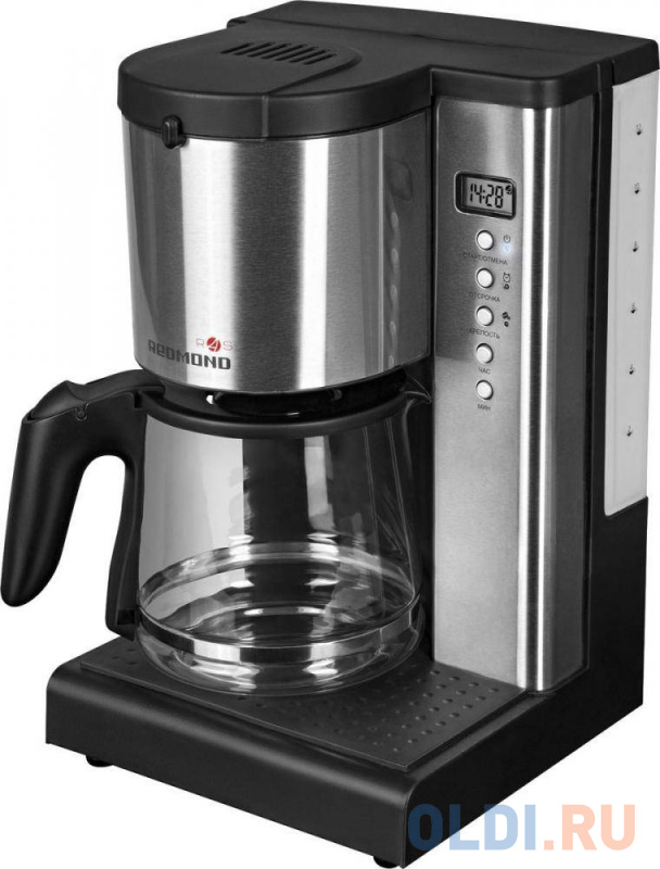 

Кофеварка Redmond RCM-M1519S SkyCoffee 1000 Вт черный серебристый