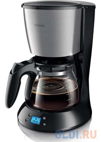 Кофемашина Philips HD7459/20 1000 Вт черный кофемашина philips ep4346 70 1500 вт серебристый