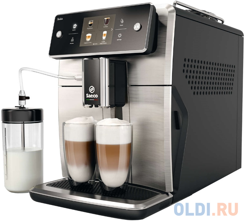 

Кофемашина Philips Xelsis SM7683/00 1850 Вт черный серебристый, Серебристый-черный