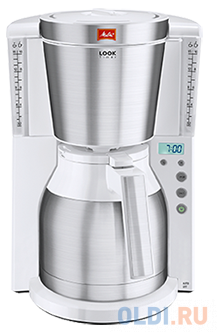 

Кофеварка капельная Melitta Look V Therm Timer 1000Вт белый